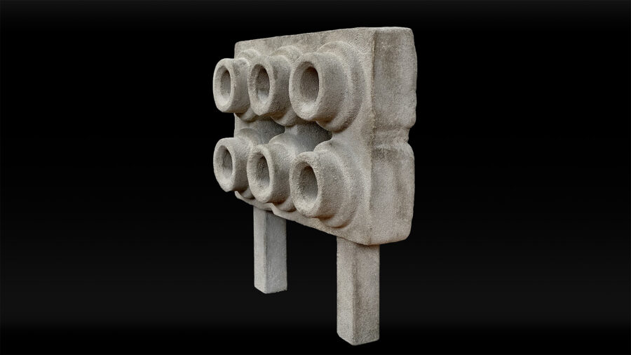 Fabio Zanino, Concretazione I abstract sculpture
